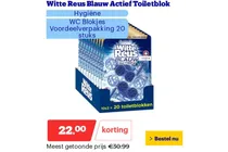 witte reus blauw actief toiletblok