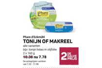 tonijn of makreel