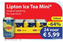 lipton ice tea mini original sparkling