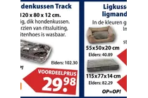 hondenkussen track