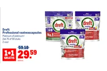 dreft professional platinum plus vaatwascapsules