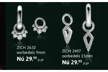 oorbdel met zirkonia