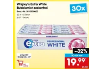 extra white bubblemint zuckerfrei kauwgom