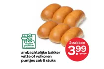 witte of volkoren puntjes