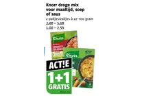 knorr droge mix voor maaltijd soep of saus