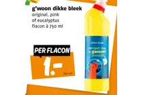 g woon dikke bleek