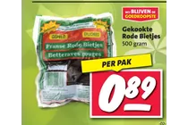gekookte rode bietjes