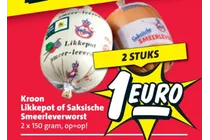 kroon likkepot of saksische smeerleverworst