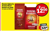 douwe egberts aroma rood bonen en pads