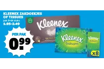 kleenex ultra soft zakdoekjes