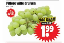 pitloze witte druiven