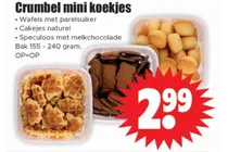 crumbel mini koekjes