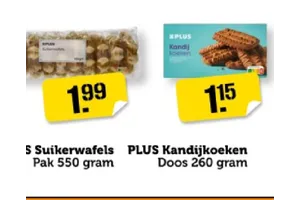 Suikerwafels aanbieding