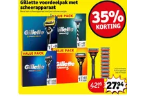gillette scheerapparaat met mesjes