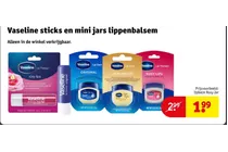 vaseline rosy lips mini jar