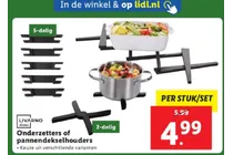 onderzetters of pannendekselhouders