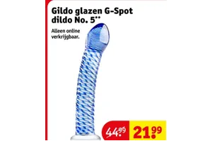 glazen g spot dildo