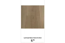 laminaat basic naturel eiken