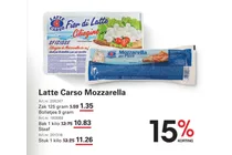 latte carso mozzarella