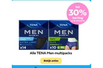 tena men active fit protective shield extra light