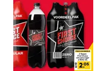 first choice cola zero sugar