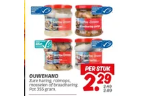 zure haring rolmops mosselen of braadharing