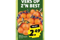 hand of perssinaasappels