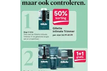 gillette intimate scheergel en scheermesjes