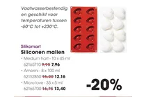 micro love siliconen mal