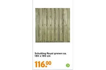 schutting royal grenen