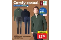 herenjeans slimfit en herensweaters