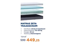 matras zeta traagschuim