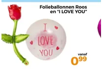 folieballon i love you