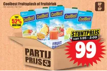 fruitsplash of fruitdrink