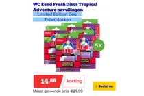 wc eend fresh discs tropical adventure navullingen