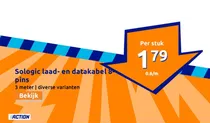 sologic laad en datakabel 8 pins