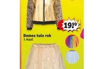 dames tule rok