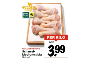 Scharrel kipdrumsticks aanbieding