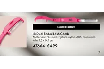 dual ended lash comb