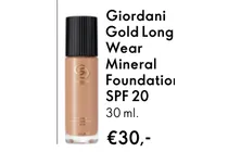 giordani gold long wear mineral foundation spf 20