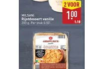 rijstdessert vanille