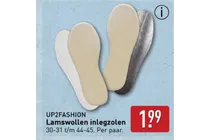 lamswollen inlegzolen