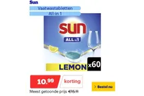 vaatwastabletten all in 1 lemon