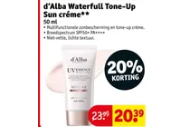 waterfull tone up sun creme