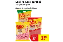 look o look mini dynamiet staafjes aardbei
