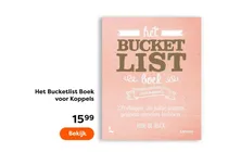 het bucketlist boek