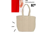 quilted tote bag