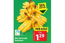 bio fairtrade bananen