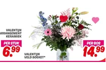 valentijn arrangement keramiek