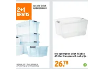 iris opbergbox click topbox